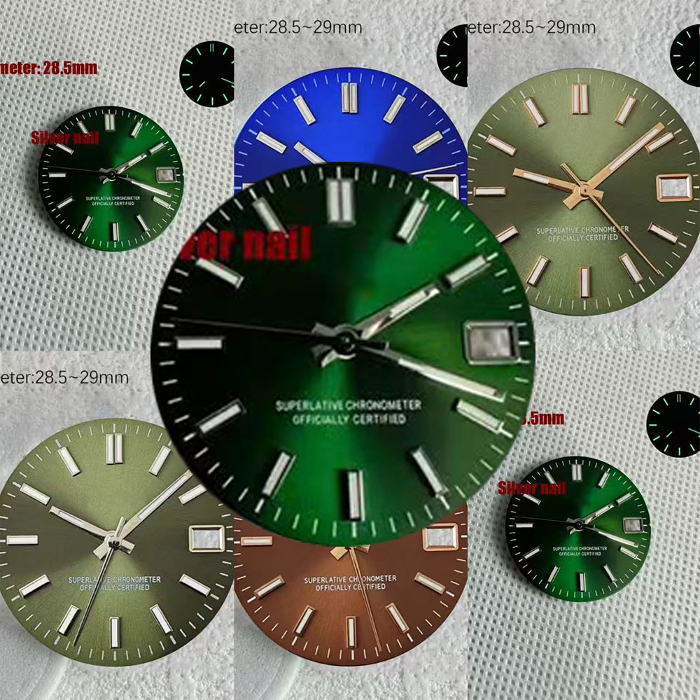 Reel Case - NH35 S Logo Datum Groen 28,5mm