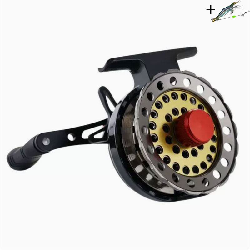 Ice Fishing Reel - Metalen vismolen met een overbrengingsverhouding van