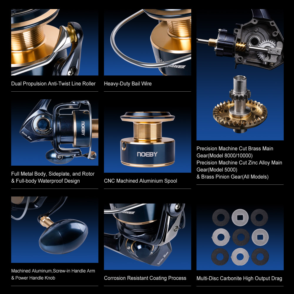 Noeby Infinite Power Spinhenge - Daiwa Reel Fuego recensie en prijs