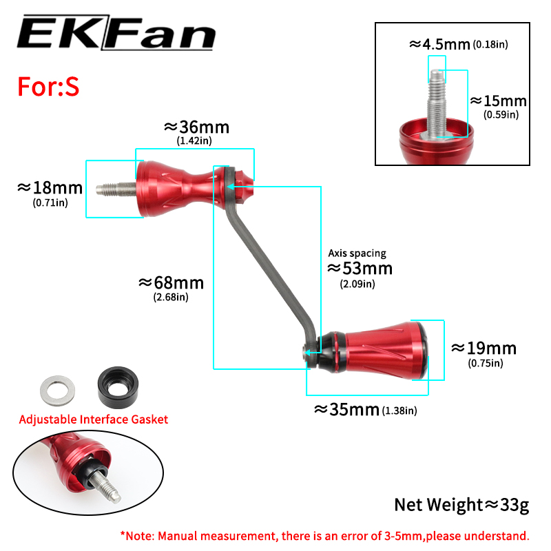 EKfan 68MM Carbon Fiber Spinni - Fly Reel recensie en prijs