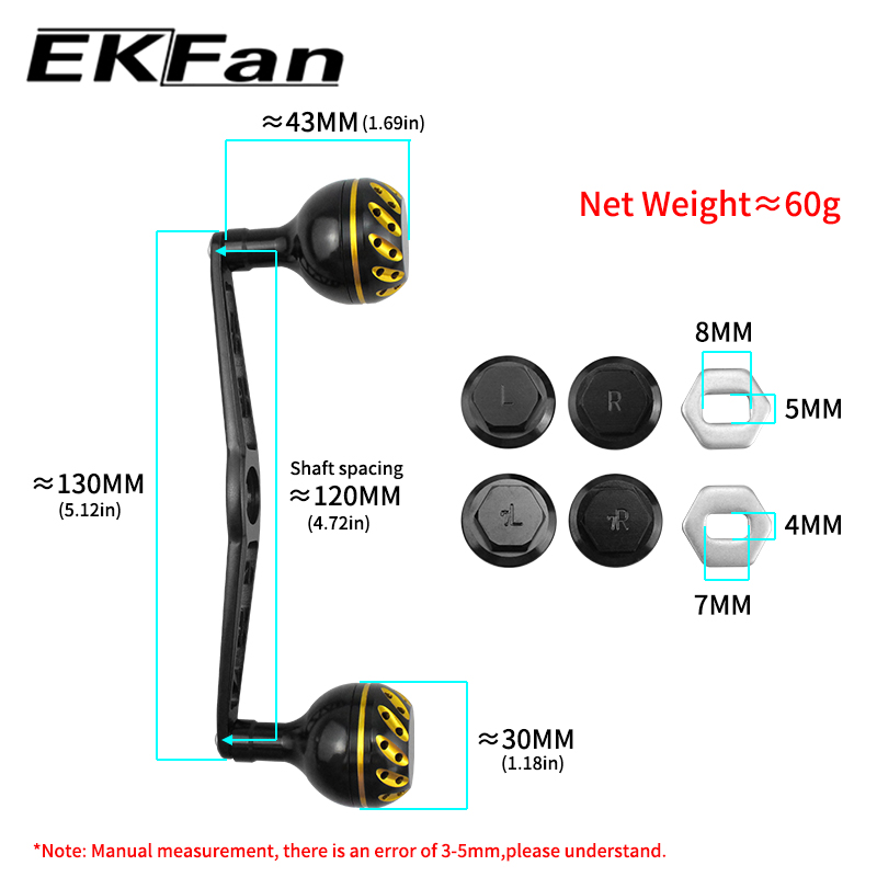 EKfan 130MM Baitcasting Visser - Spincast Reel recensie en prijs