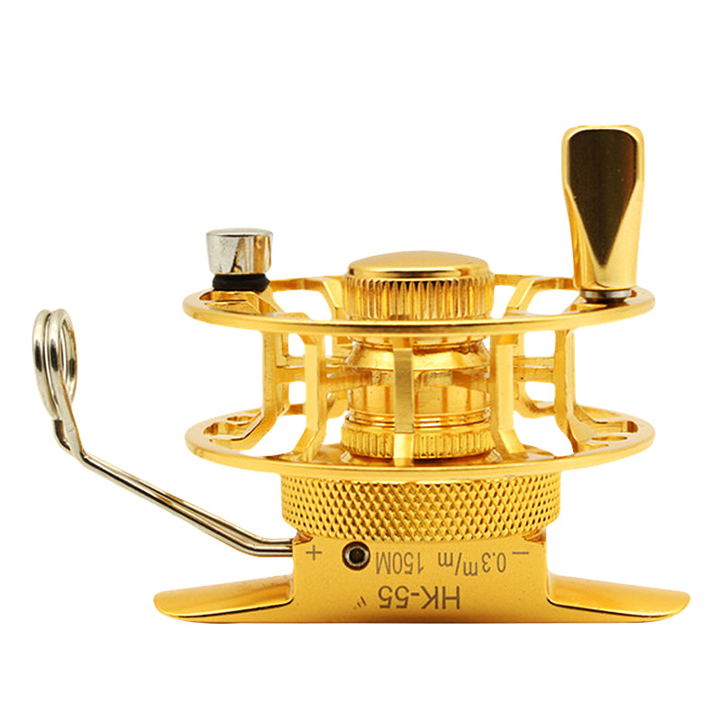 Volledig metalen vliegvismolen - Ice Fishing Reel recensie en prijs