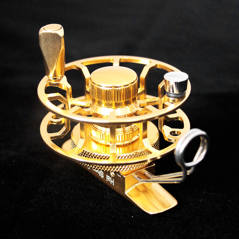 Volledig metalen vliegvismolen - Ice Fishing Reel recensie en prijs