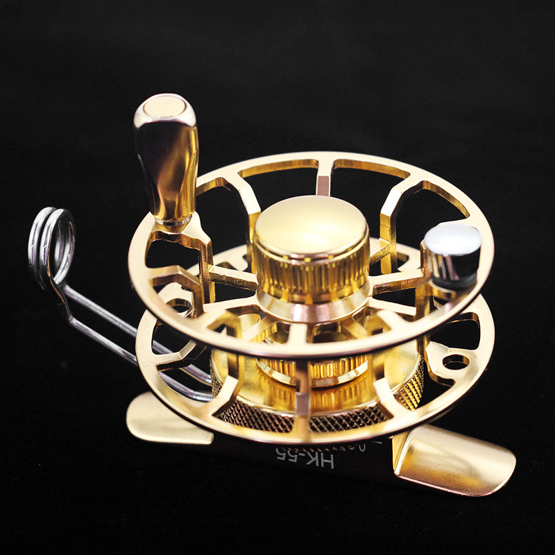 Volledig metalen vliegvismolen - Ice Fishing Reel recensie en prijs