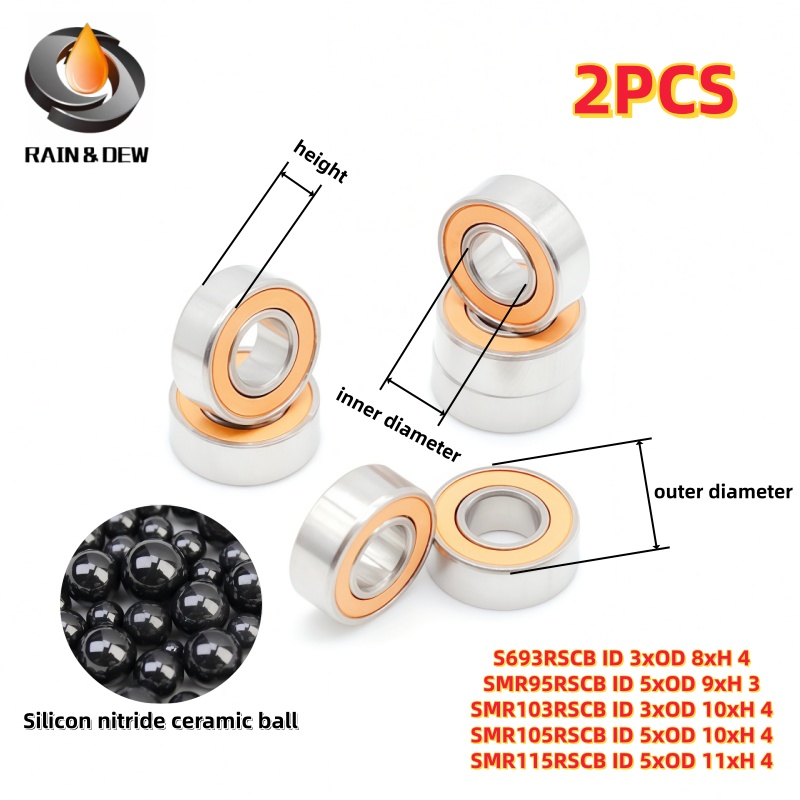2 Stuks Miniatuur Kogellager 3 - Baitcasting Reel recensie en prijs